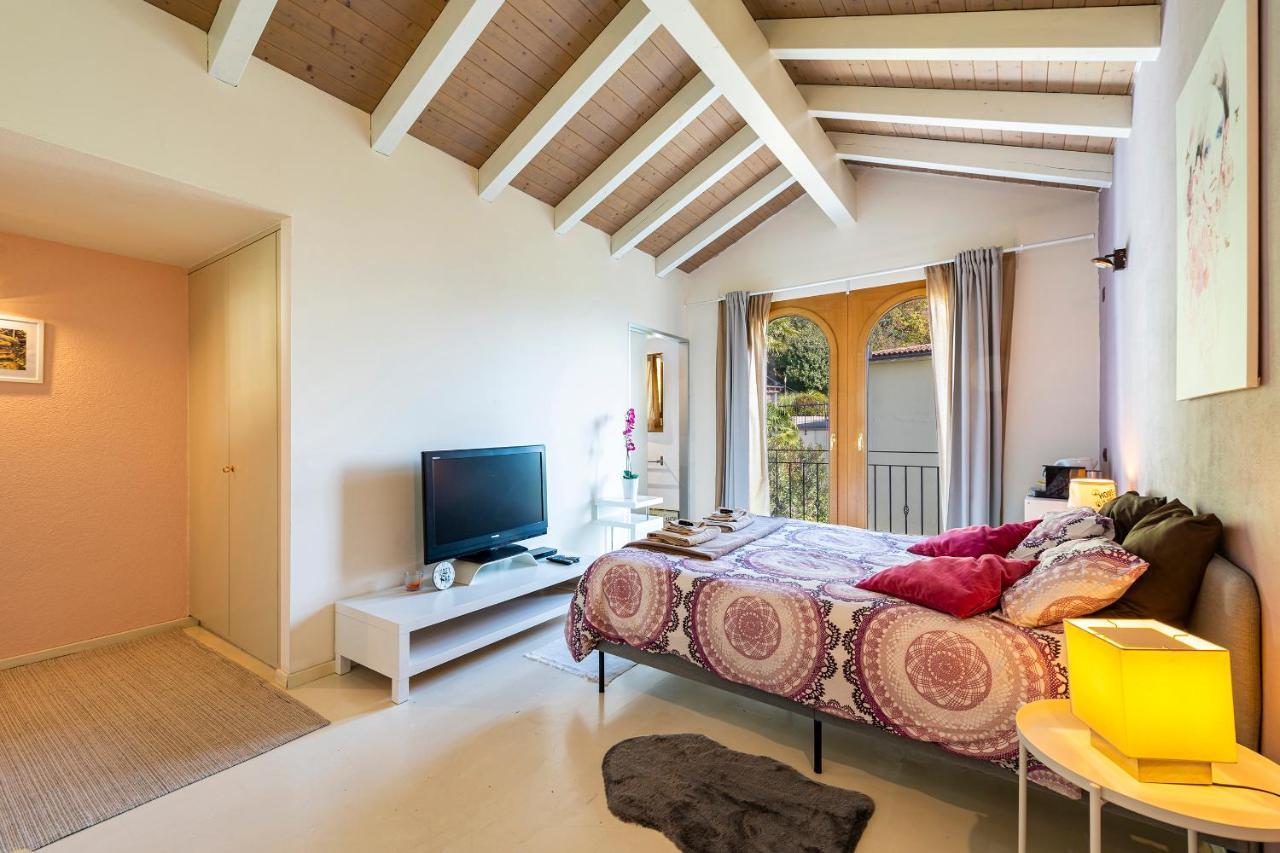 Casa Luna - Wonderful Lake View Brione sopra Minusio Exterior foto