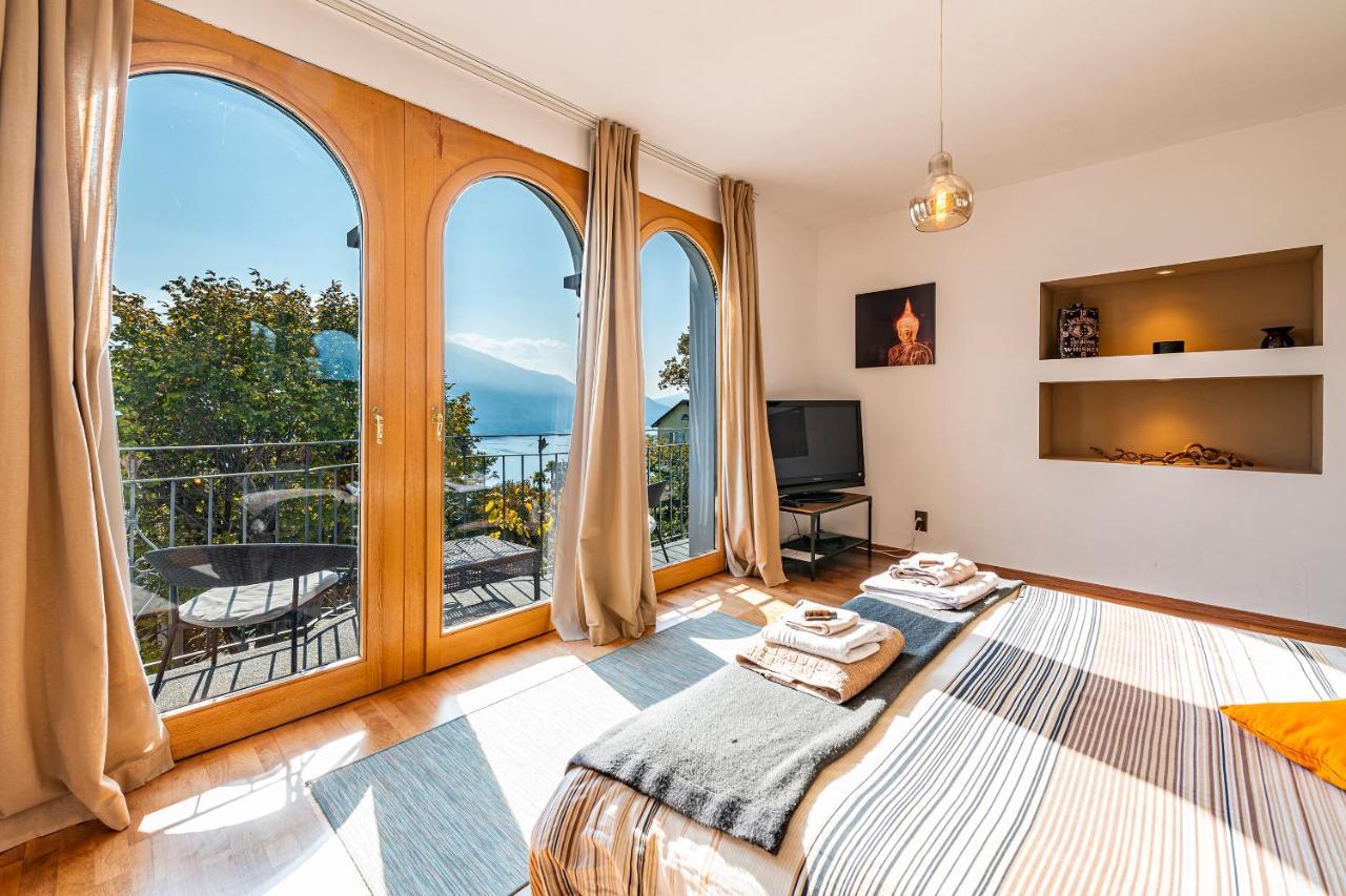 Casa Luna - Wonderful Lake View Brione sopra Minusio Exterior foto